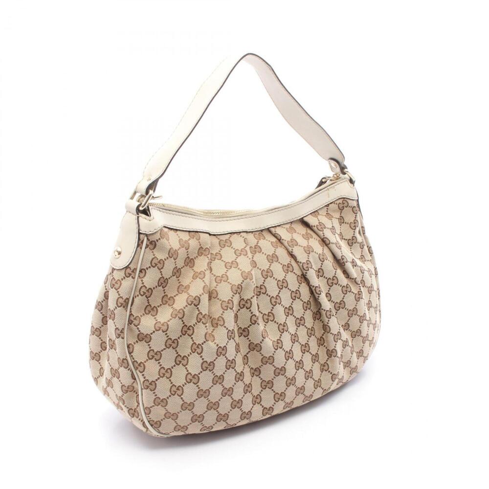 GUCCI Brown Leather Shoulder Bag - Picture 2 of 9